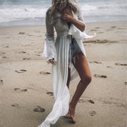Bamboo Cloth Trumpet Sleeve Sun Protection Cardigan